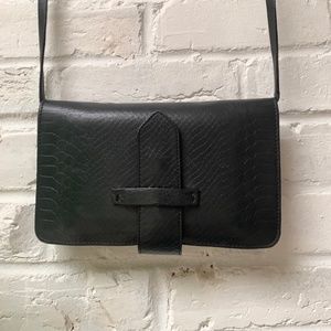 & Other Stories Leather Crossbody Clutch